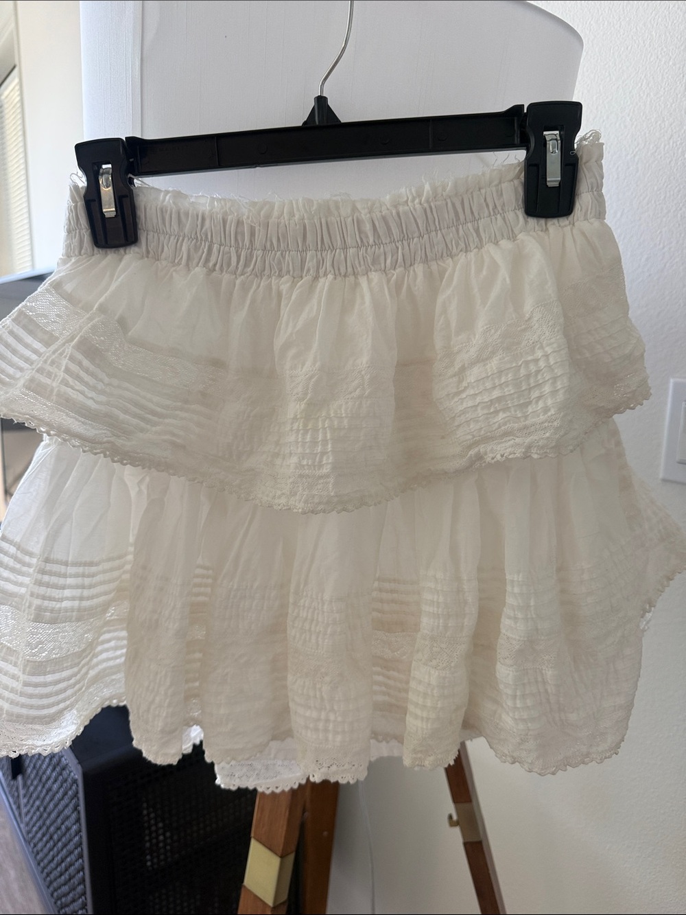 LoveShackFancy Ruffle Mini Skirt - Picture 3 of 4